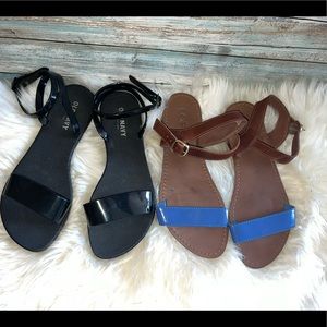 Set of Two Women’s Sandals sz 6 Used!